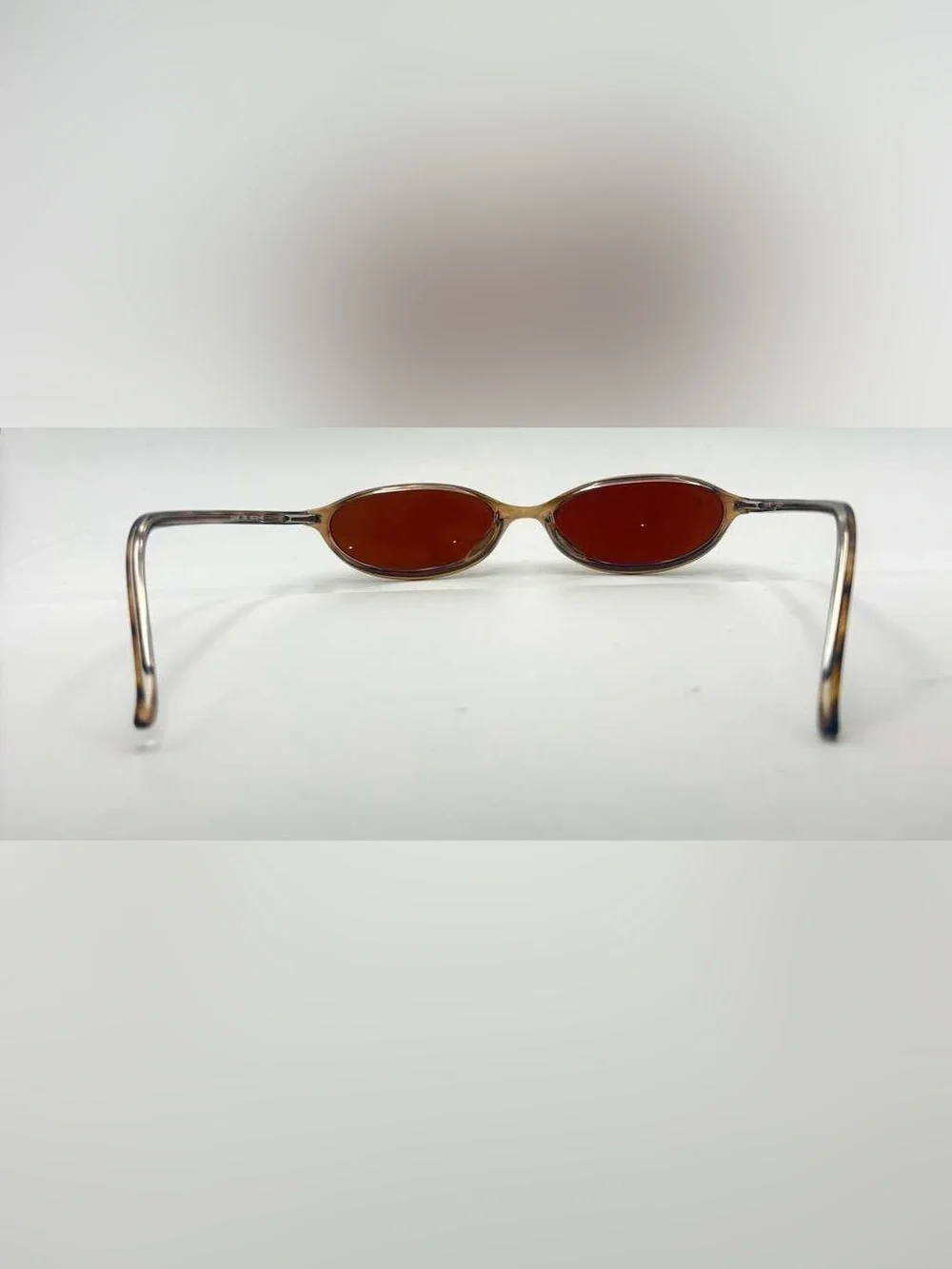 Guess GU1148 Brown Translucent Oval Sunglasses Frames Only
